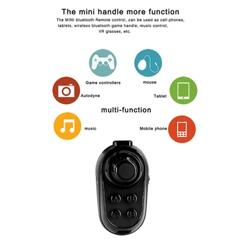2020 new Mini Ring game handle Gamepad Entertainment USB Bluetooth 4.0 czarny pilot zdalnego sterowania bezprzewodowy joystick dla IOS Android