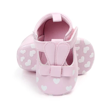 2020 New Rabbit Ear Baby Shoes Miękka Podeszwa Baby Girls First Walker Piękne Buty Codzienne Buty Dla Dziewczyn