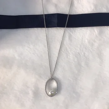 2020 nowa dostawa Maroko perły długi łańcuch naszyjnik marki oryginalny fajny delikatny naszyjnik kobiety dziewczyna prezent