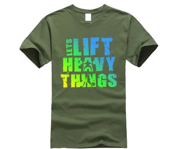 2020 nowa fajna koszulka pozwala podnosić ciężkich rzeczy treningu fitness, crossfit Trójboju t-shirt idealny prezent koszulka Kulturystyka