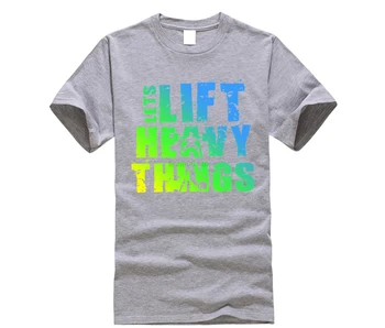 2020 nowa fajna koszulka pozwala podnosić ciężkich rzeczy treningu fitness, crossfit Trójboju t-shirt idealny prezent koszulka Kulturystyka