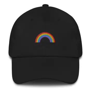 2020 nowa moda tęczowa haft rap tato kapelusz Sport na świeżym powietrzu czapka z daszkiem hurtowych
