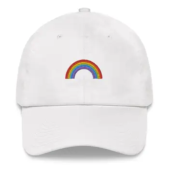 2020 nowa moda tęczowa haft rap tato kapelusz Sport na świeżym powietrzu czapka z daszkiem hurtowych