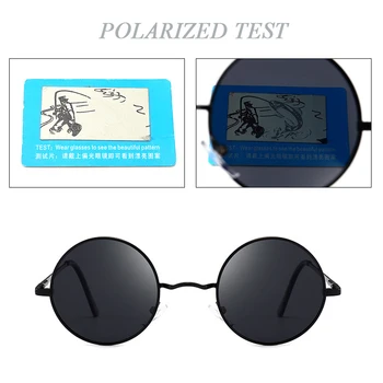 2020 nowe okulary polaryzacyjne klasyczny marka projekt Mężczyźni Kobiety metalowe, okrągłe okulary Przeciwsłoneczne do jazdy Gafas UV400 okulary