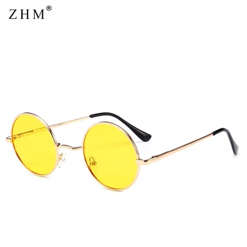 2020 nowe okulary polaryzacyjne klasyczny marka projekt Mężczyźni Kobiety metalowe, okrągłe okulary Przeciwsłoneczne do jazdy Gafas UV400 okulary