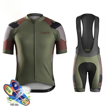 2020 Raudax Summer Cycling Jersey Set Oddychającym MTB Bicycle Cycling Clothing Mountain Bike Wear Clothes Maillot Ropa Ciclismo