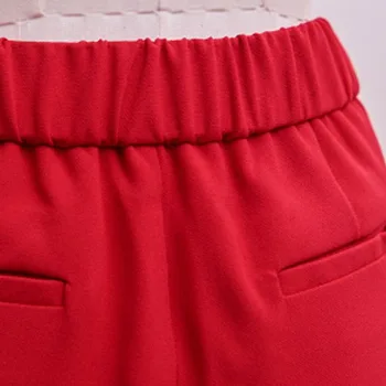 2020 spodnie Damskie eleganckie OL lato jesień kobieta elastyczny pas codzienne robocze spodnie plus rozmiar 3XL 4XL 5XL drop shipping