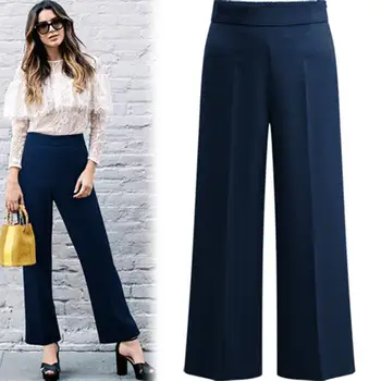 2020 spodnie Damskie eleganckie OL lato jesień kobieta elastyczny pas codzienne robocze spodnie plus rozmiar 3XL 4XL 5XL drop shipping