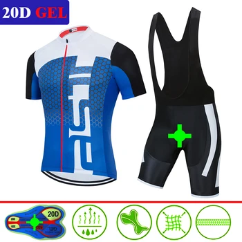 2020 STRAVA Cycling Jersey Set Summer Mountain Bike Clothing Pro Bicycle Cycling Jersey Sportswear Suit Maillot Ropa Ciclismo