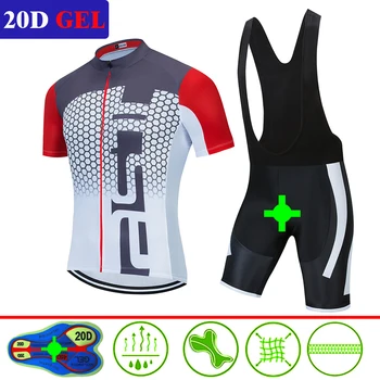 2020 STRAVA Cycling Jersey Set Summer Mountain Bike Clothing Pro Bicycle Cycling Jersey Sportswear Suit Maillot Ropa Ciclismo