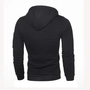 2020 Sweter Mężczyźni Stałe Swetry Nowa Moda Mężczyzna Dorywczo Sweter Z Kapturem Jesień Zima Ciepła Femme Odzież Męska Slim Fit Bluzy