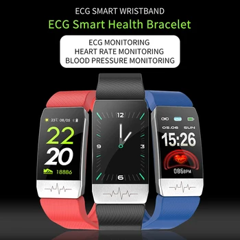 2020 T1 Smart Watch Temperature Health Heart Rate Smart Band Watch wodoodporny fitness bransoletka Smart Wristband dla Xiaomi huawei