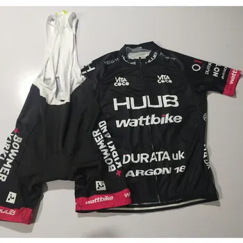 2020 UK Pro Team HUUB krótki rękaw Jersey ribble jest Weldtite mężczyźni letni zestaw ciclismo rowerowa odzież bib żel szorty ropa de hombre