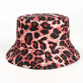 2021 bawełna leopard print wiadro kapelusz Rybaka kapelusz odkryty podróży kapelusz roleta czapka czapki dla mężczyzn i kobiet 328