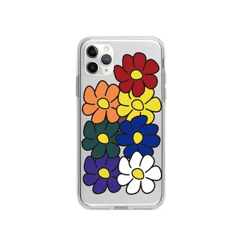 2021 moda kolorowy kwiatowy kwiaty etui dla iPhone ' a 12 12min 12Pro 12ProMax 11 11PROMAX 11PRO SE2020 7 8 8Plus X XS XR XSMAX