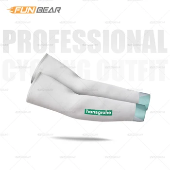2021 New Cycling Arm Sleeves Cooling Cover Hansgrohe Pro Team Outdoor Men Quick Dry Mtb Biking UV ochronne rękawy