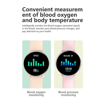 2021 New ZQH Luxury Women Smartwatch S22T Call Reminder Heart Rate Blood Pressure Calories Multi Sport Watch wodoodporny zegarek