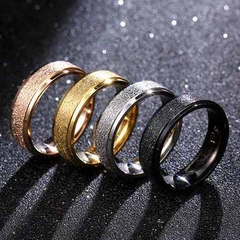 2021 nowa moda różowe złoto kolor srebrny kolor czarny 6 mm halo męskie pierścienie jubileuszowy prezent biżuteria hurtowych moonso r4669