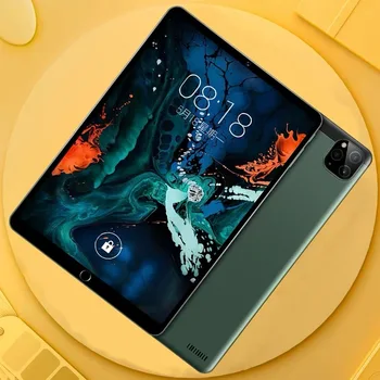 2021 nowy 10,1-calowy prezent 6G + 128GB Tablet TF Card Bluetooth Global Wifi Tablet Android 9.0 10 десятиядерный Двухкарточный tablet z systemem Android