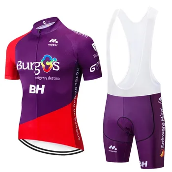 2021 nowy Burggos Bh Pro Team męska jazda na Rowerze Jersey zestaw MTB zestaw z krótkim rękawem garnitur rower Mayo Ciclismo Bicicleta Roupa Ciclismo