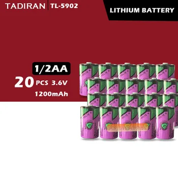 20szt oryginalny nowy TADIRAN TL-5902 1/2AA ER14250 SL350 3.6 V 1/2 AA PLC bateria litowa bezpłatny statek