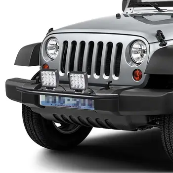 23-calowy samochodowy przedni zderzak numer rejestracyjny mocowanie uchwyt aluminiowy bull bar styl uchwyt do jazdy led światło bar samochód Jeep samochód terenowy