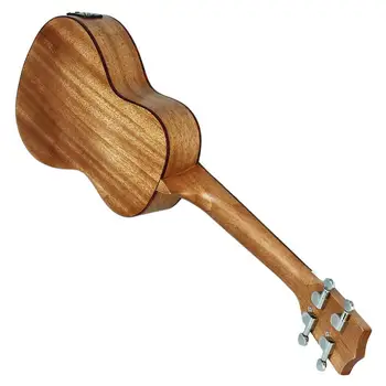 24-calowy koncertu электроакустическая ukulele muszla ślimaka słuchotka 18 lud cztery struny ukulele z wbudowanym korektorem pickup