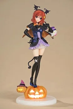 24 cm miłość na żywo! Szkolny idol Нишикино Maki Halloween anime figurka PVC brinquedos kolekcja zabawek na świąteczny prezent