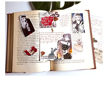 24 szt. punk dziewczyna i wujek naklejki rzemiosła i scrapbooking książka dekoracyjne naklejki DIY biurowe