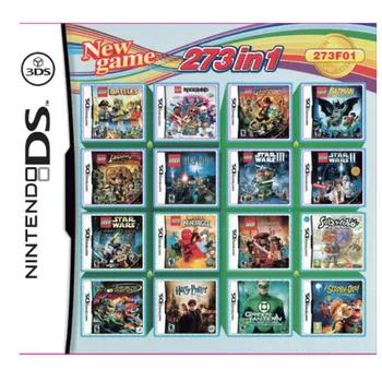 273 In 1 Compilations Video Game Cartridge Card For DS 3DS 2DS NDS NDSL NDSI Game Console Super Combo Multi Cart