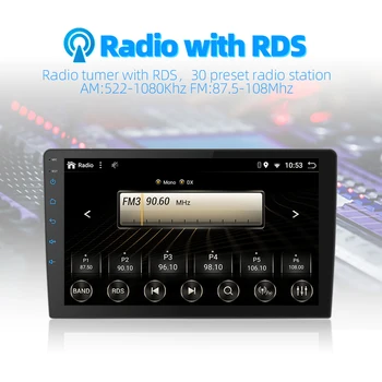 2din z systemem Android w wersji 9.0 Ouad Core PX6 Car Radio Stereo Mazda 6 2009-GPS Navi audio odtwarzacz wideo Wifi BT HDMI DAB+