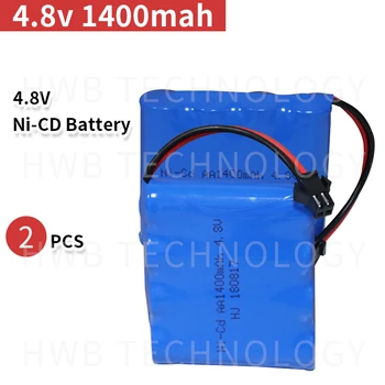 2pack 4.8 v bateria 1400mah ni-cd akumulator nicd aa 4.8 v pack 1.2 v 1500mah akumulatory nimh do samochodów 4.8 v RC boat to