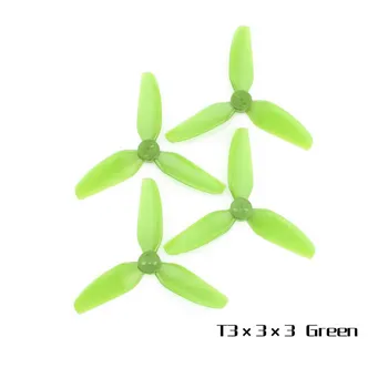 2Pair CW CCW Śmigła Paddle 3-Bladed 3Inch Aerial Model akcesoria do T3X3X3-PC-PC 3030 FPV Racing RC Drone Quadcopter Toys