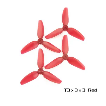 2Pair CW CCW Śmigła Paddle 3-Bladed 3Inch Aerial Model akcesoria do T3X3X3-PC-PC 3030 FPV Racing RC Drone Quadcopter Toys