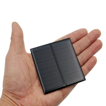 2PCS X Solar Panel 0.6 W 5.5 V 90mA Cell DIY Battery Charger Mini Solar Panel China Module Solar System Cells for Cell Charger Toy
