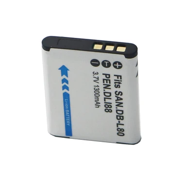 2szt D-LI88 D-LI88 DB-L80 litowo-jonowy akumulator aparatu cyfrowego DB L80 dla Sanyo VPC-CG10 VPC-CG20 dla PENTAX VPC-CG88 CG100