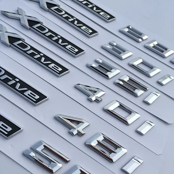 2szt nowa stylizacja samochodu 3D ABS Xdrive 20i 25i 28i 30i 35i 40i 48i 50i bocznego ikonę logo naklejki dla X3 E83 F25 X4 F26 X5 E70