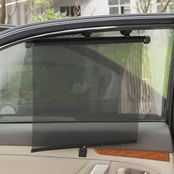 2szt odcienie roleta przeciwsłoneczna blok trwałe z przyssawkami pokrywa kurtyna czarny uniwersalny automatycznie chowany samochód okno