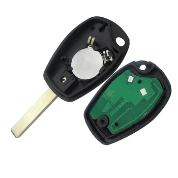 2szt Renault Remote Car Key 2 przyciski zdalnego sterowania do Renault Clio II Kango Dacia PCF7946 transponder chip 434 Mhz zdalny klucz