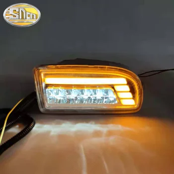 2szt światła przeciwmgielne do Toyota LAND CRUISER 100 LC100 1998-2007 halogenowe lampy przeciwmgielne przednie światła przeciwmgielne DRL