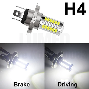2x H8 H11 LED H4 H7 HB4 9006 HB3 9005 światła przeciwmgielne lampa SMD 5630 prowadzenie samochodu rodzaj lampy auto diody led światła 6000K Biały 12V
