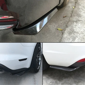 2x uniwersalny na zarysowania samochodu tylny zderzak splitter do ust dyfuzor do ust róg okłady do VW Golf MK6 MK7 dla Audi BMW Skoda Seat