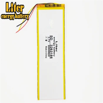 3.7 V Tablet battery 3263156 5000MAH 3 line Polymer lithium ion / Li-ion battery for tablet pc battery