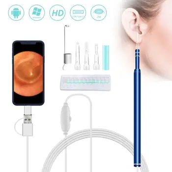 3 w 1 endoskopu do czyszczenia uszu USB Earpick 480P Ear Scope Camera 5.5 mm Digital Otoscope Medical dla Type c Android Smartphone PC