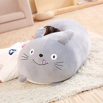 30 cm nowe, miękkie zwierzęta kreskówki poduszka Poduszka kochanie gruby pies kot Totoro Pingwin świnia żaba pluszowe zabawki nadziewane Shiba dzieci urodziny prezent