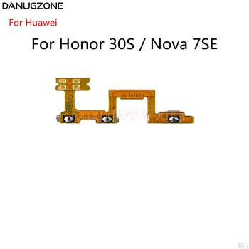 30 szt./lot dla Huawei Honor 30 Pro / Honor 30S Nova 7SE Power Button Switch & Volume Button On / Off Flex Cable