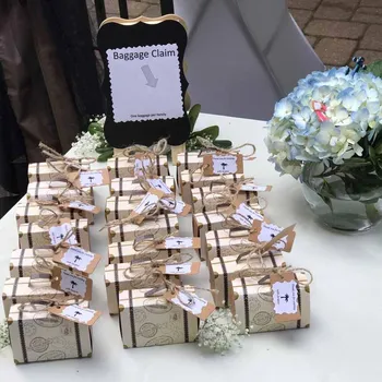 30szt papierowe pudełko czekoladek prezenty torba do podróży bal ślub ślubny baby shower urodziny emerytalne ozdoba przychylność dostawy