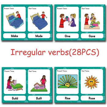 32 grupy/zestaw przysłowie angielskie idiomy Montessori zabawki Learn English Card for Children Educational English Pocket Word Card