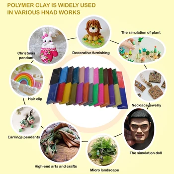 32 kolory/zestaw DIY polimerowa lekka Ceramika śluz puszyste miękkiej Plasteliny zabawka modelujący glina Playdough Slimes Toys Creative Clay Kid Gift