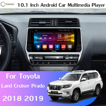 360 panoramiczny Android 10.0 8Core 4+64G GPS Radio CarPlay SPDIF DSP samochodowy odtwarzacz do Toyota Land Cruiser Prado 150 2017 2018 2019
